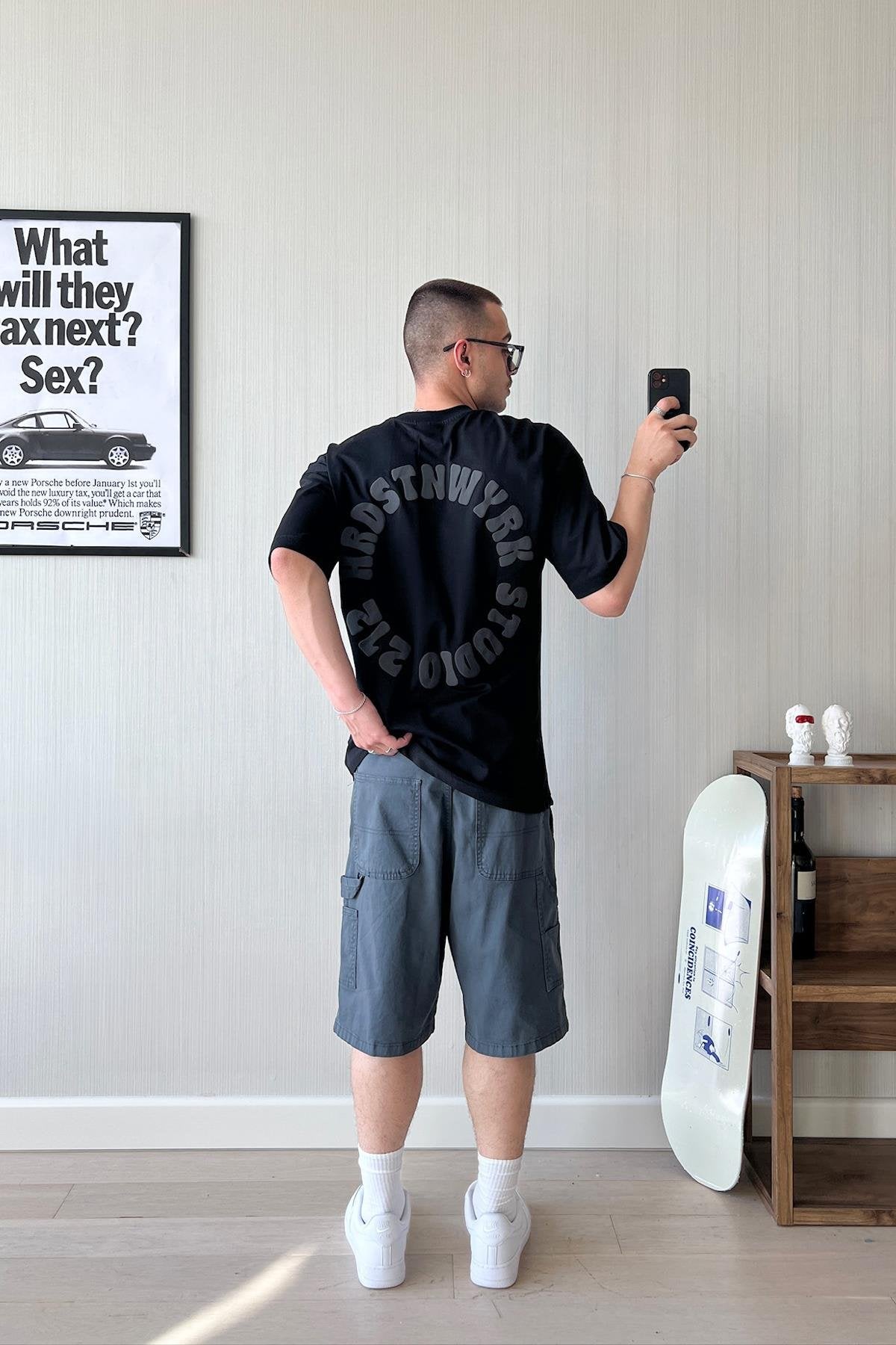 212 Printed Oversize T-Shirt