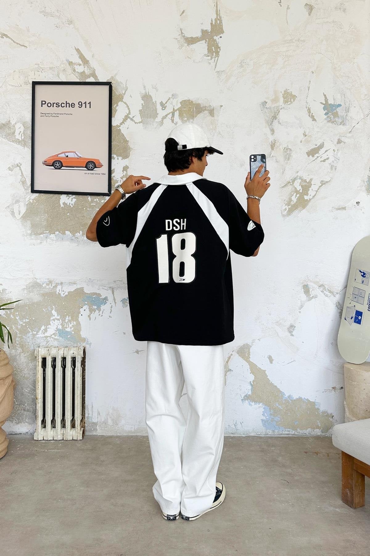 DSH 18 Polo Collar Oversized T-Shirt