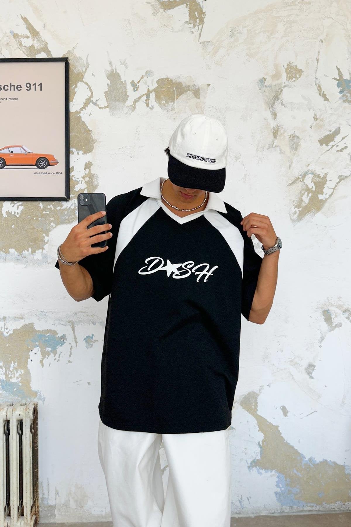 DSH 18 Polo Collar Oversized T-Shirt