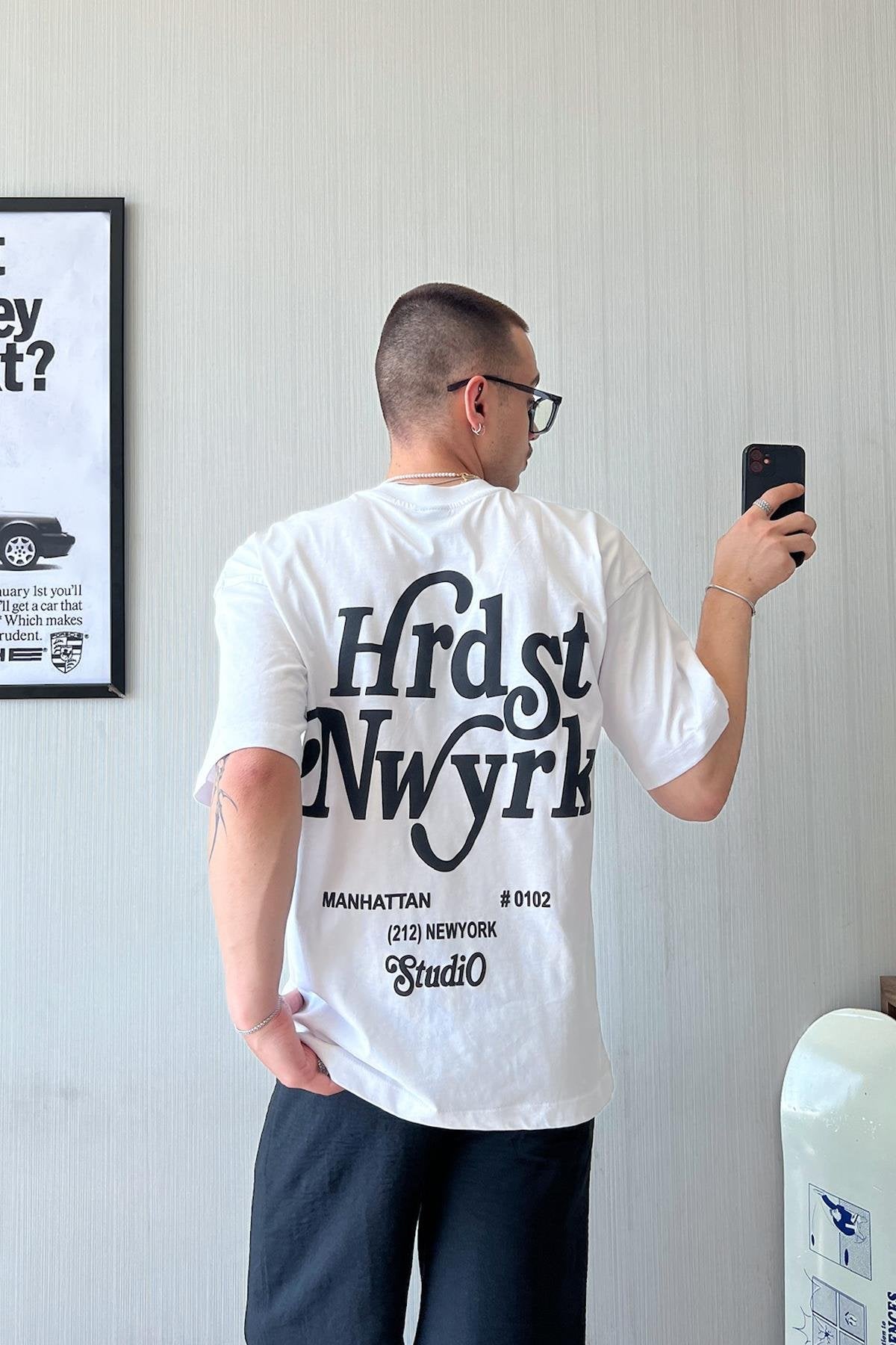 Manhattan NY Printed Oversize T-Shirt