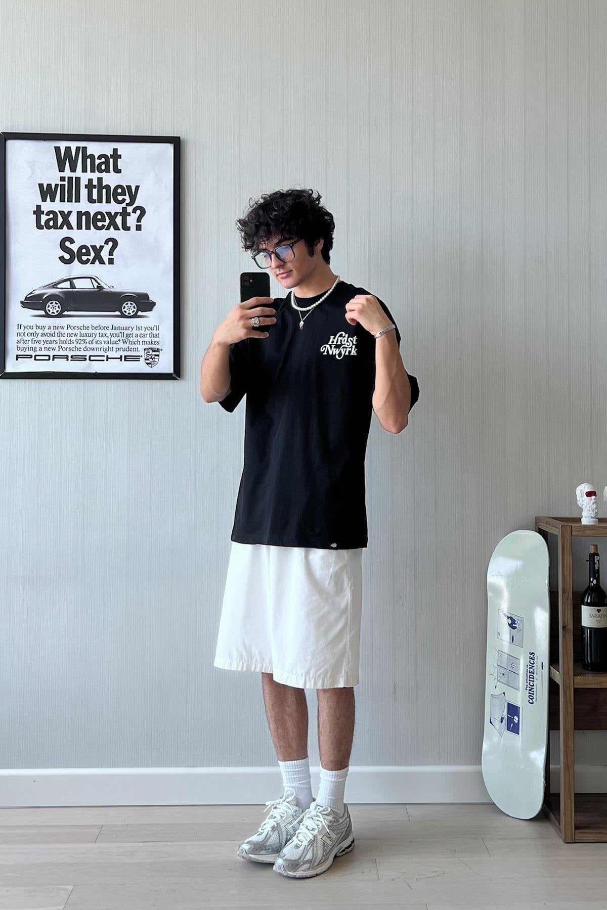 Manhattan NY Printed Oversize T-Shirt