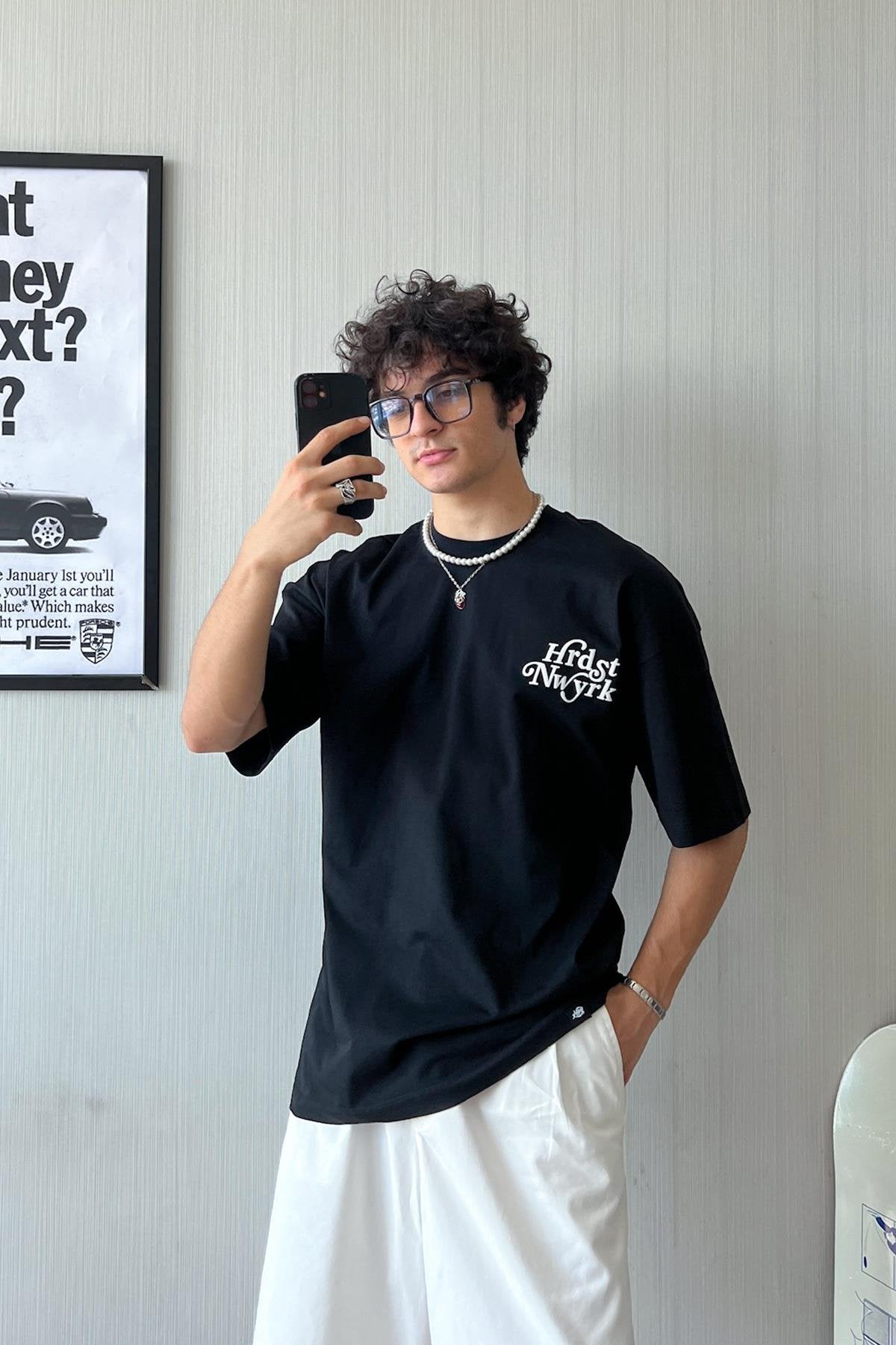 Manhattan NY Printed Oversize T-Shirt