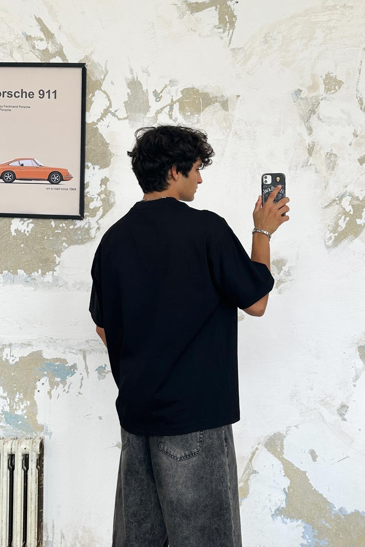 TheDad Embroidered Washed Oversize T-Shirt