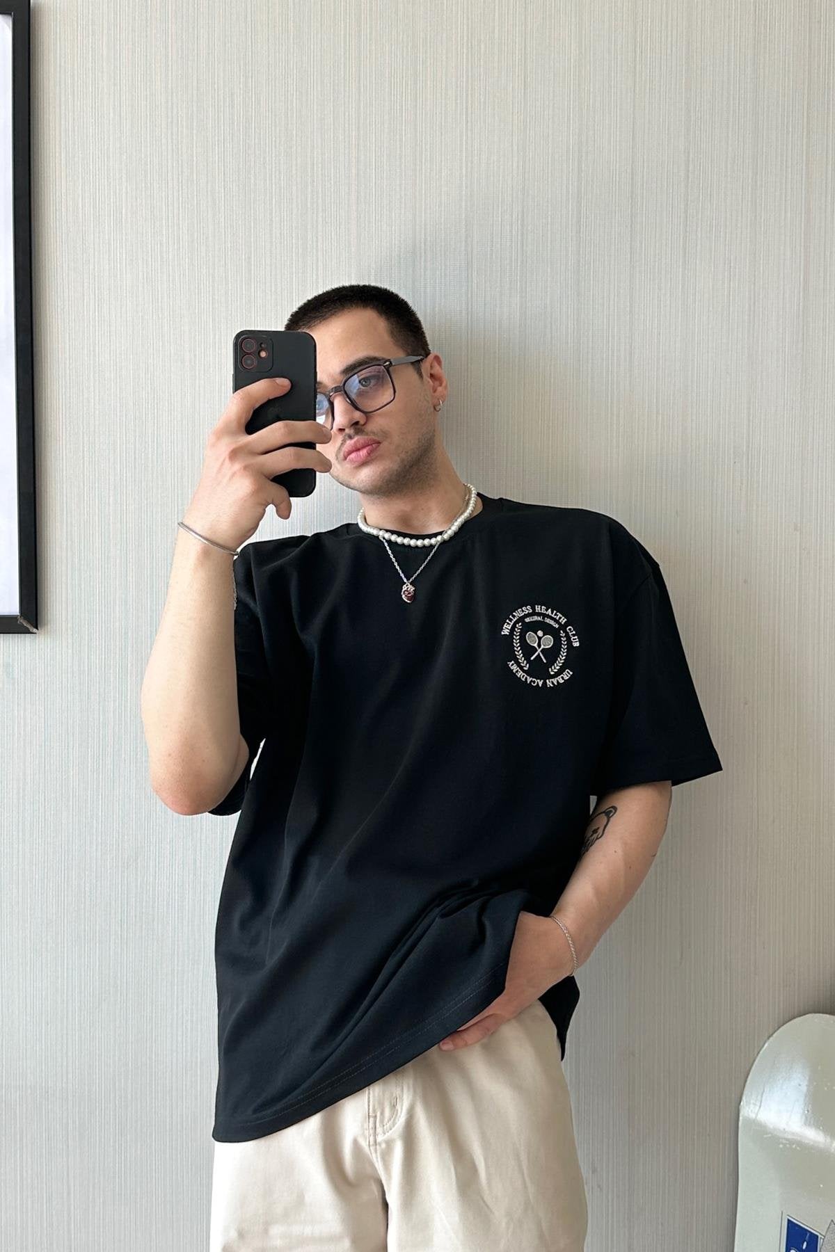 Wellness Club Embroidered Oversize T-Shirt
