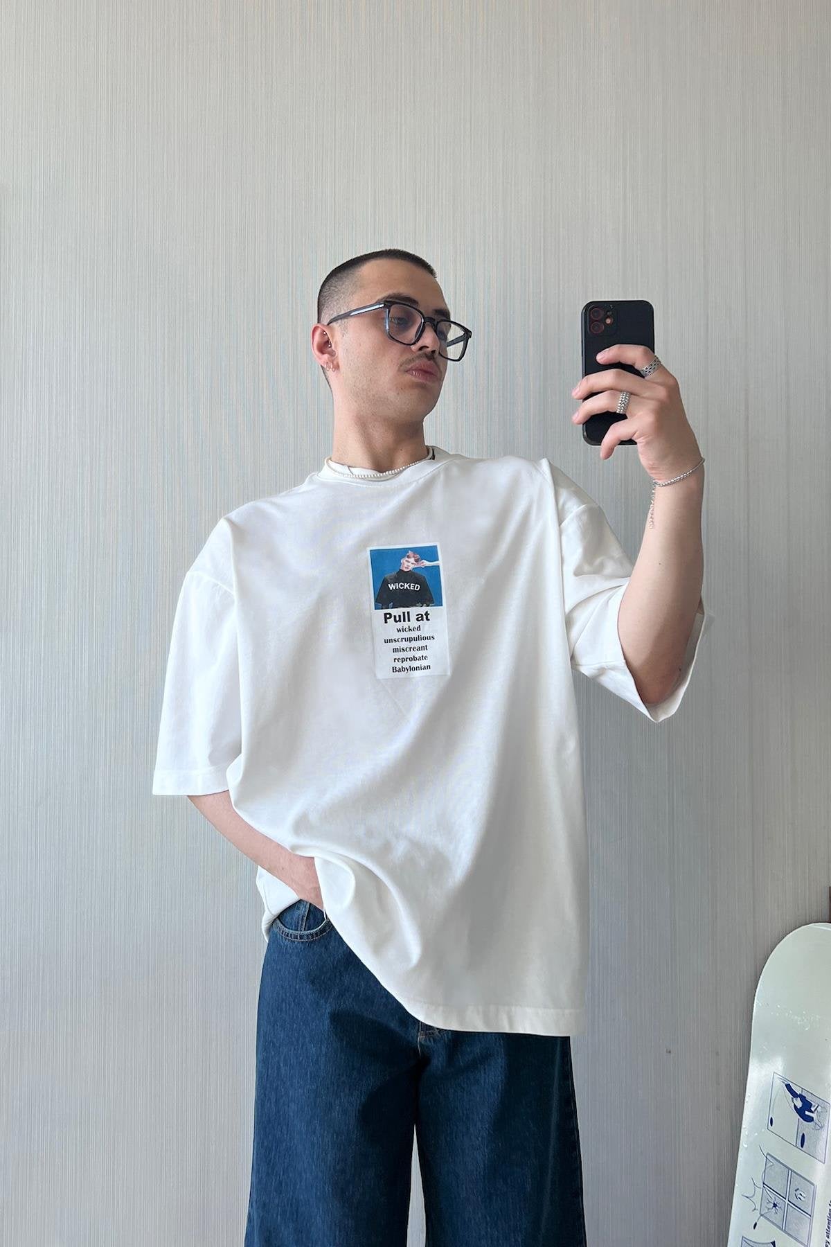 Wicked Printed Oversize T-Shirt