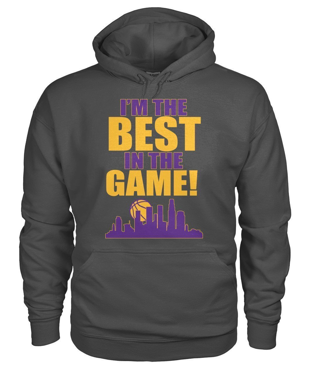I'm The Best in the Game - Basketball Gildan Hoodie - TeePerfect