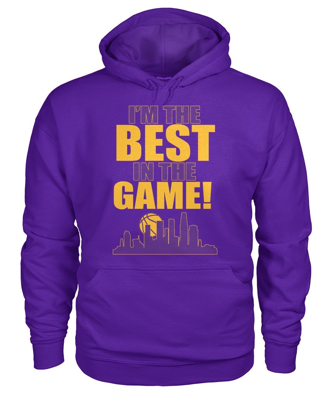 I'm The Best in the Game - Basketball Gildan Hoodie - TeePerfect
