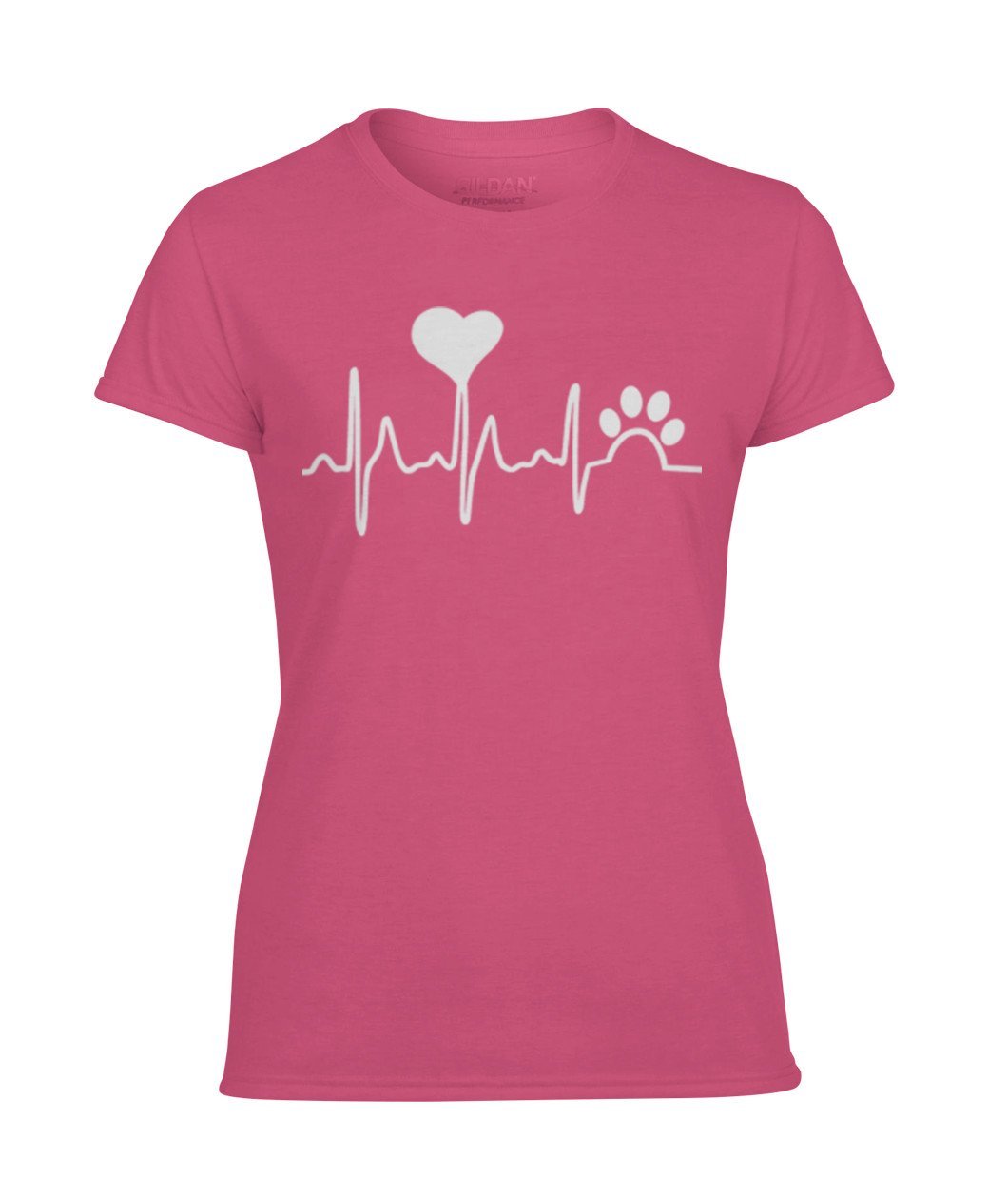 Tier Herzschlag Women's Performance Tee - TeePerfect