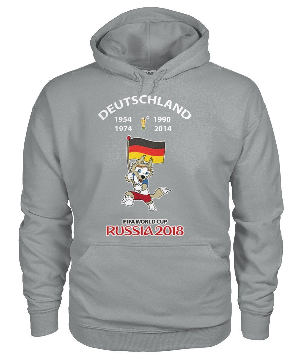 Deutschland Fußball WM 2018 Gildan Hoodie