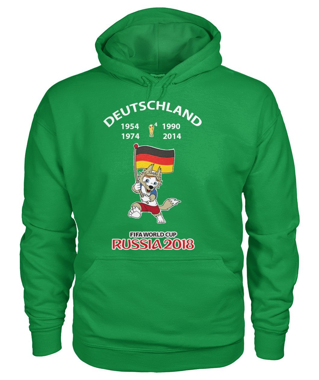 Deutschland Fußball WM 2018 Gildan Hoodie
