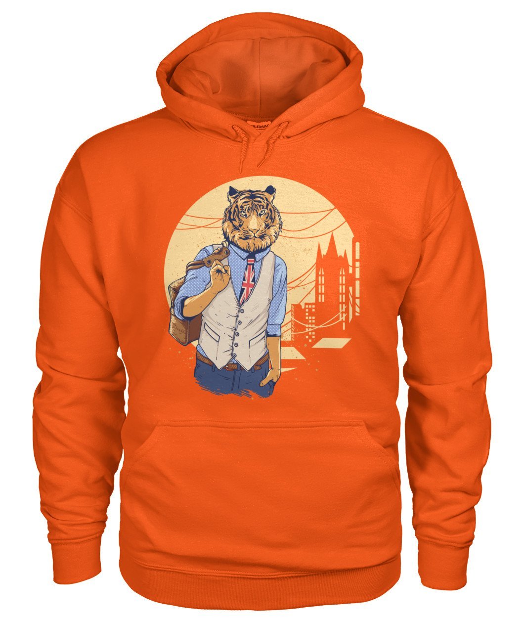 Tiger Gildan Hoodie - TeePerfect