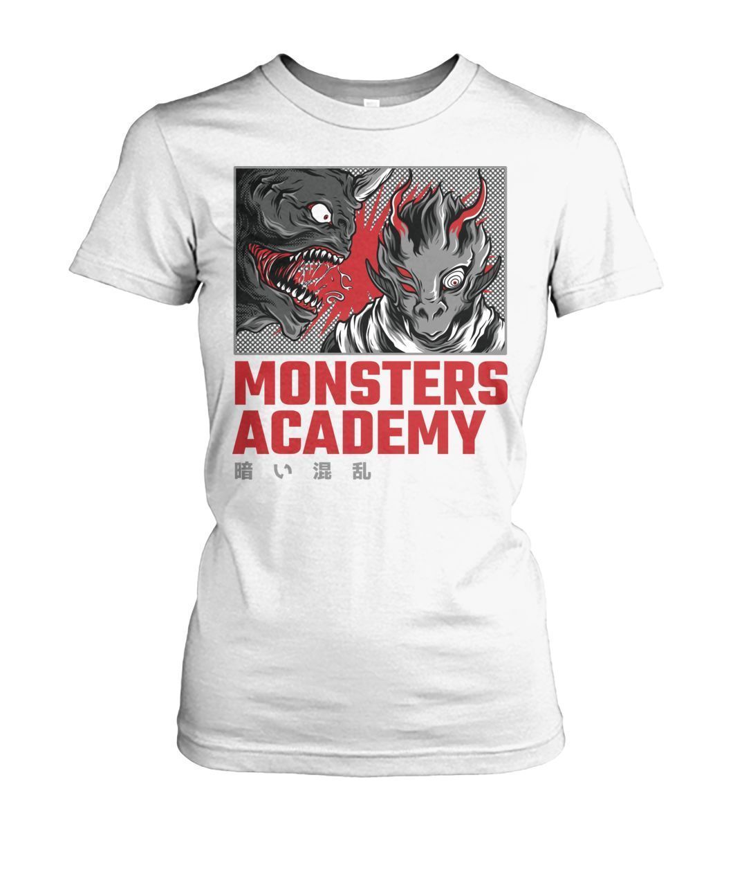 Monster Academy Women's Crew Tee