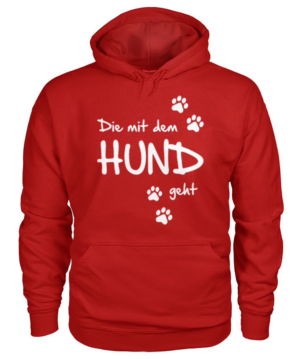 Die mit dem Hund geht Gildan Hoodie - TeePerfect