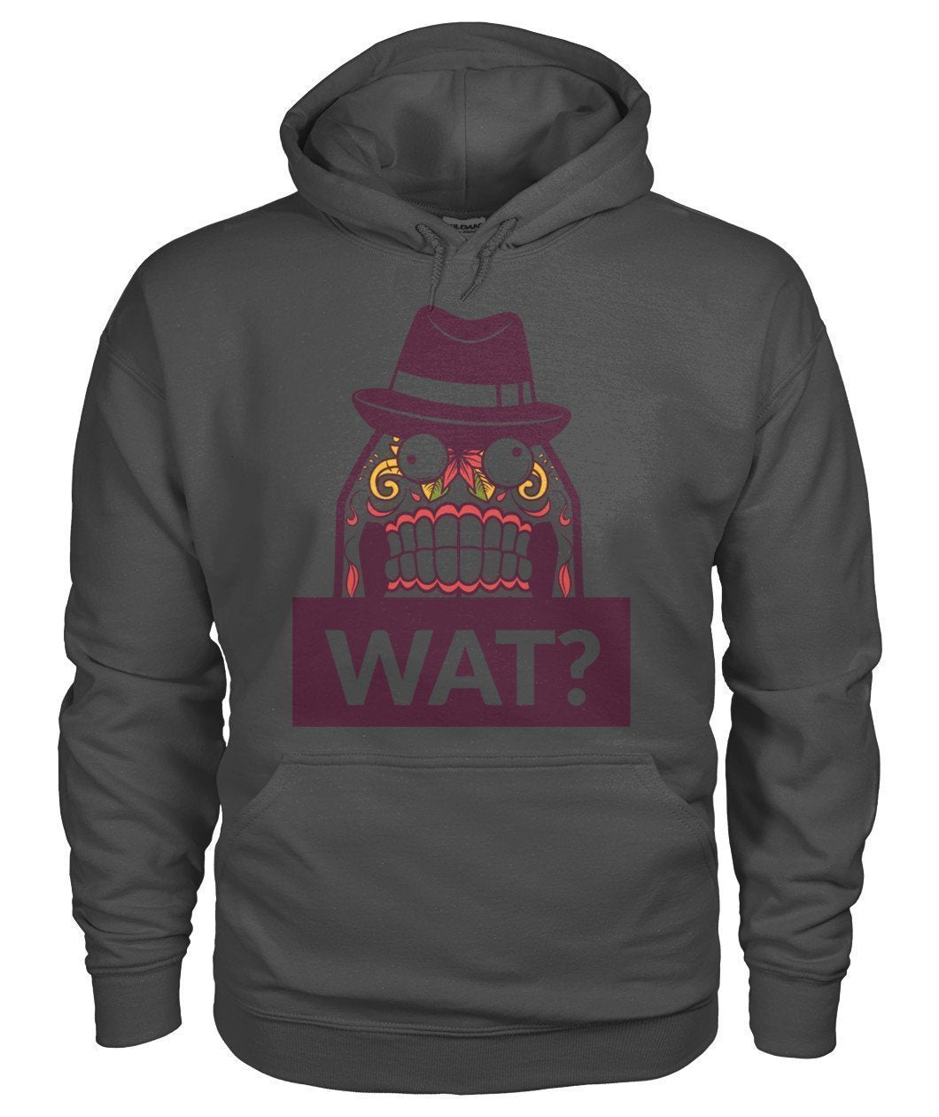 Wat? Gildan Hoodie - TeePerfect