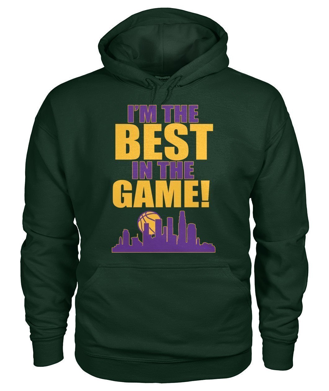 I'm The Best in the Game - Basketball Gildan Hoodie - TeePerfect