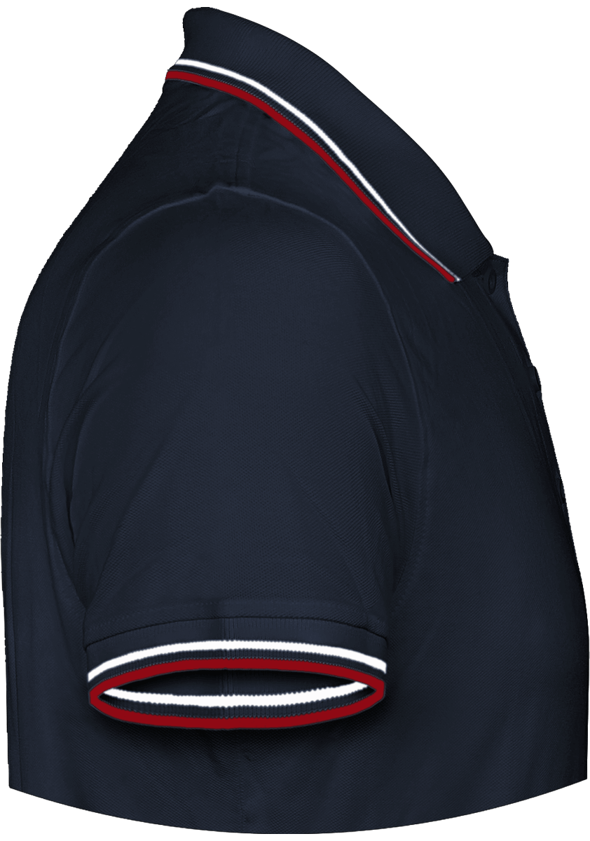 BMW Polo Herren Maille Piquées 2 bandes