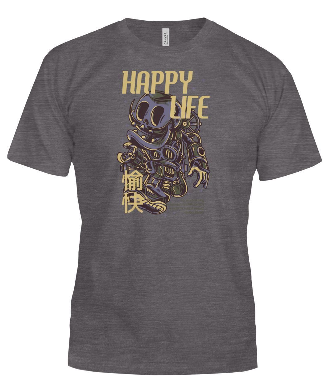 Happy Life Bella Canvas Tee