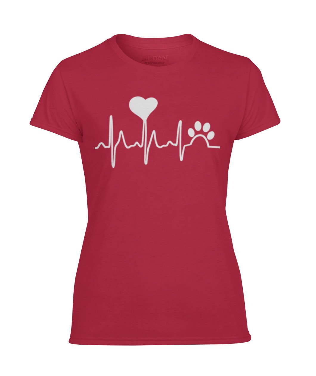 Tier Herzschlag Women's Performance Tee - TeePerfect