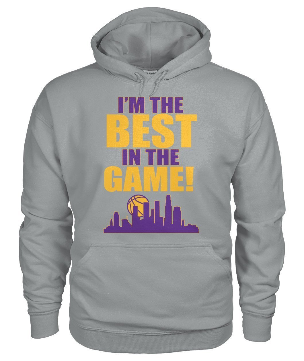I'm The Best in the Game - Basketball Gildan Hoodie - TeePerfect