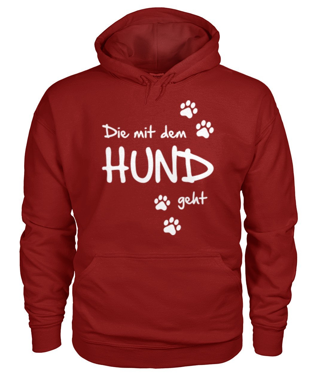 Die mit dem Hund geht Gildan Hoodie - TeePerfect