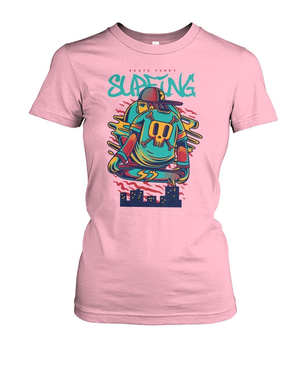Surfing Women's Crew Tee