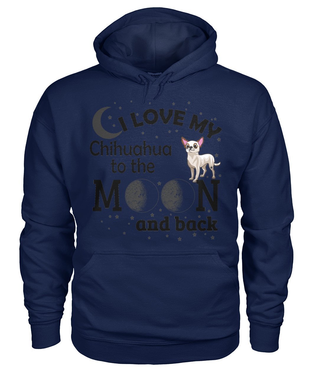 I Love My Chihuahua Gildan Hoodie - TeePerfect