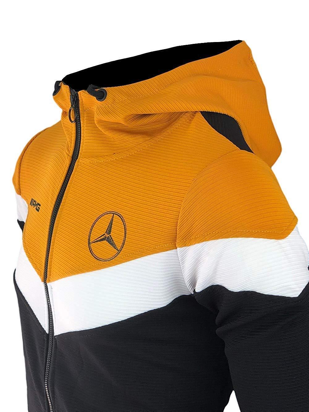 Survêtement Mercedes AMG Homme Training Sport Jaune Blanc Bleu Foncé-Survetement-AlphaPlace-Pixefy