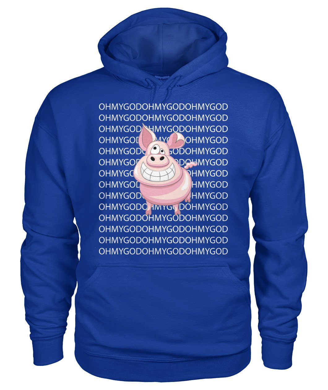 Oh My God Pig - Schwein Gildan Hoodie - TeePerfect