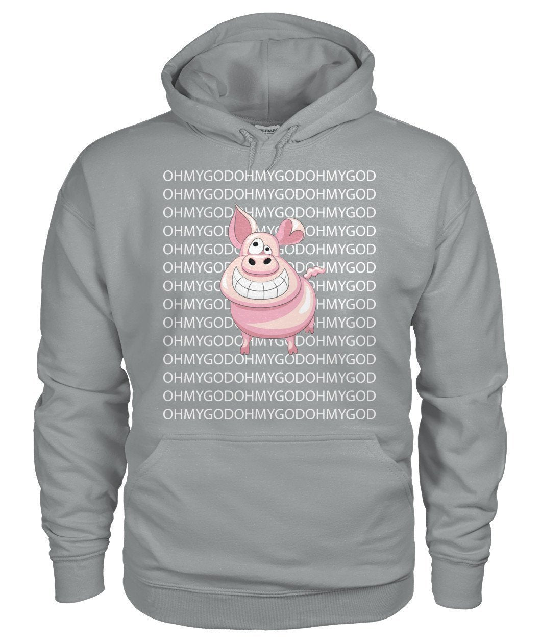 Oh My God Pig - Schwein Gildan Hoodie - TeePerfect