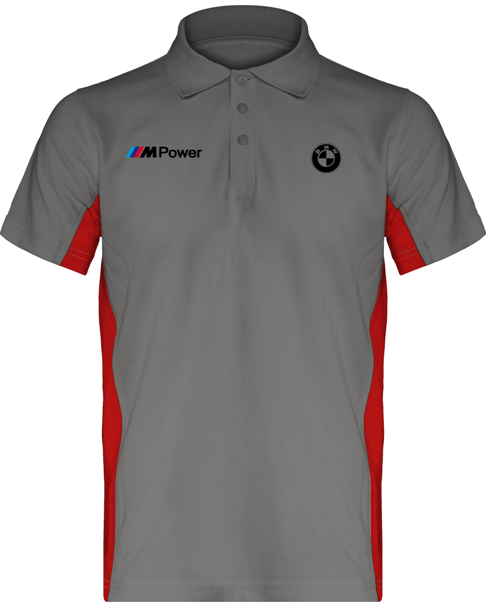 BMW Polo Bicolore Herren Flag