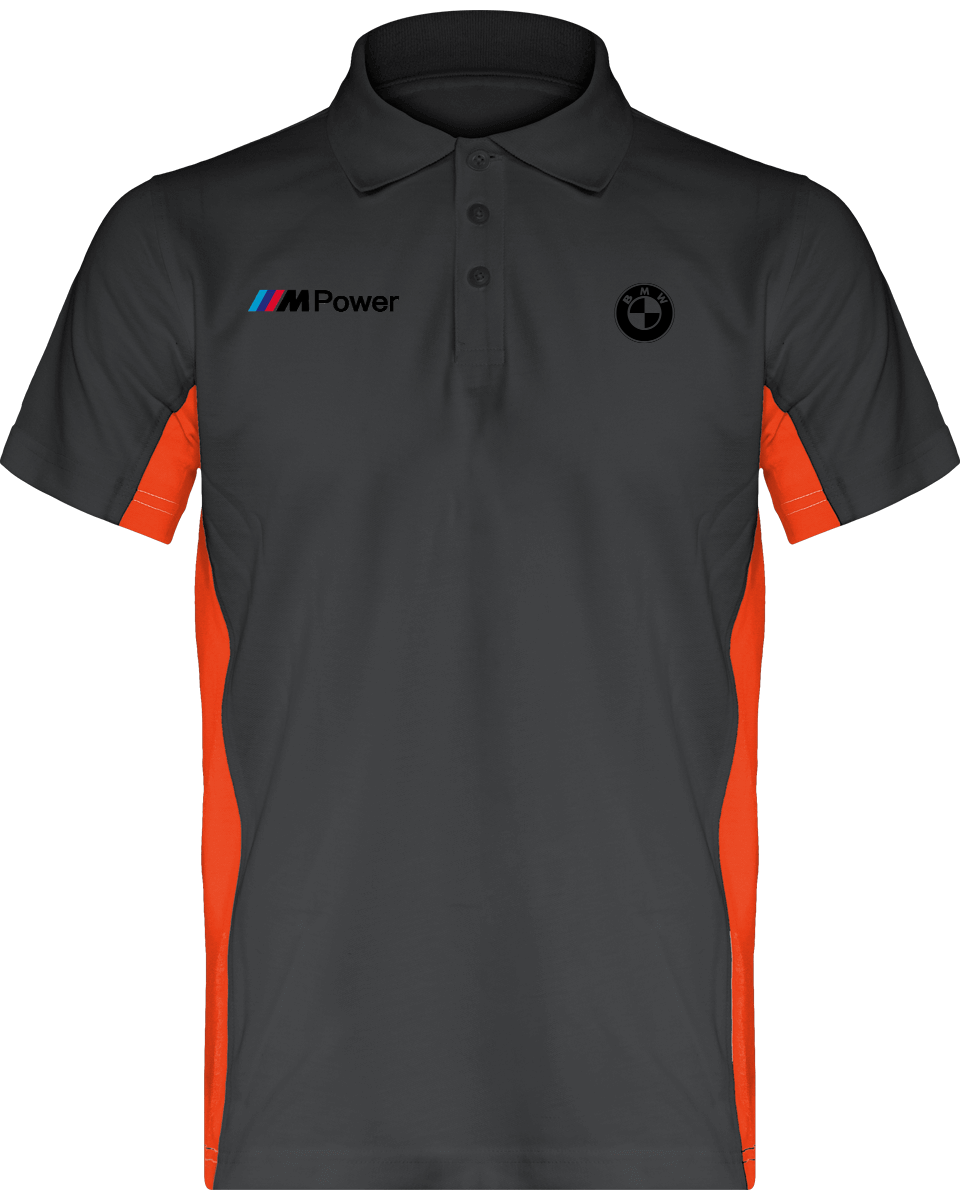 BMW Polo Bicolore Herren Flag