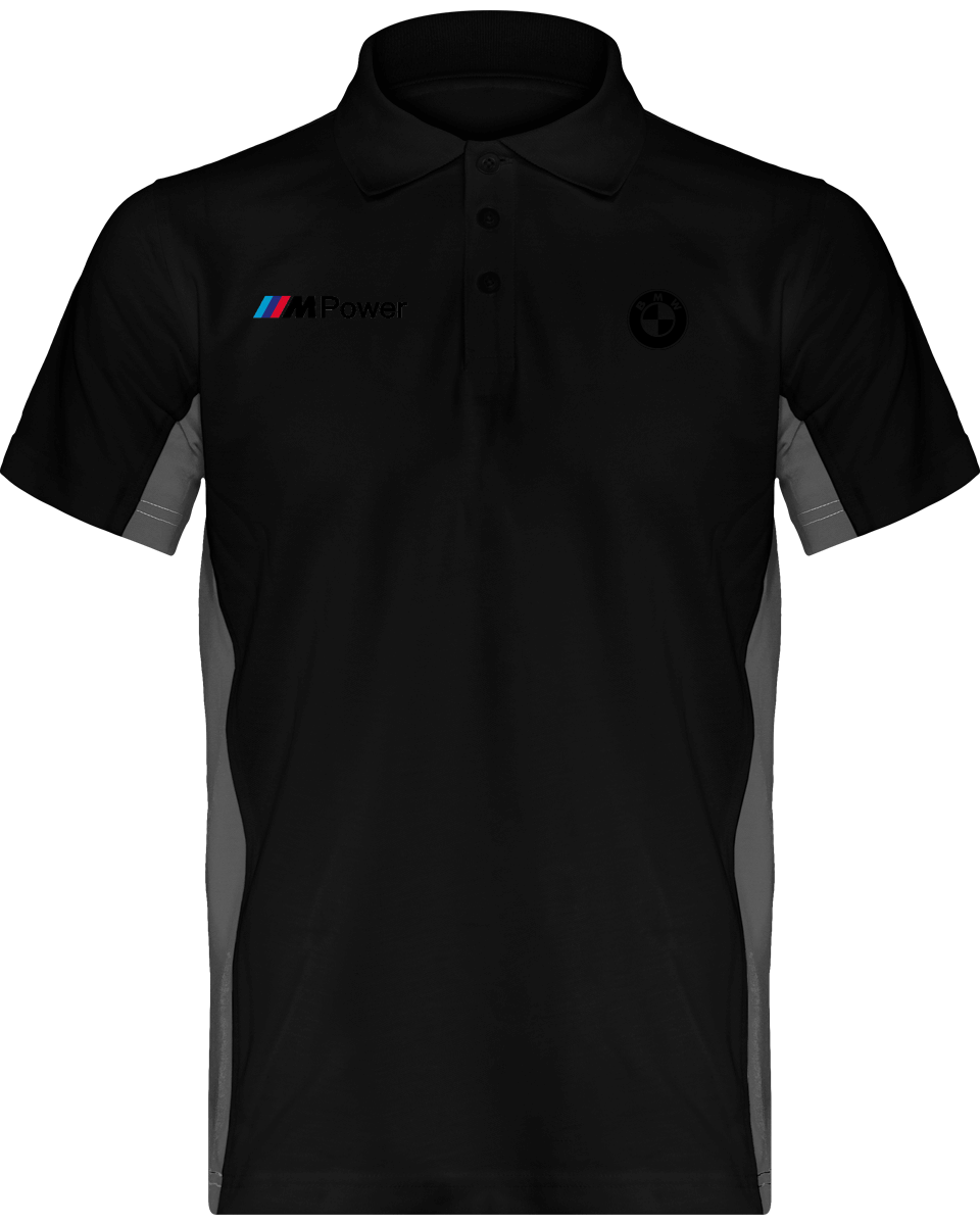 BMW Polo Bicolore Herren Flag