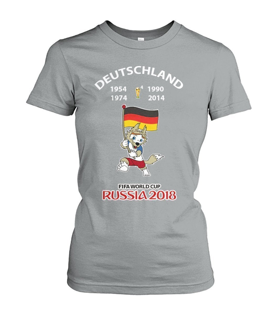 Deutschland Fußball WM 2018 Women's Crew Tee