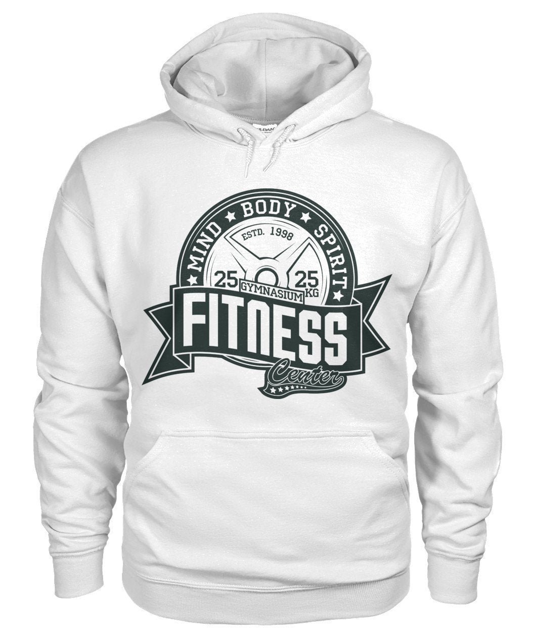 Fitness Mind Body Spirit Gildan Hoodie