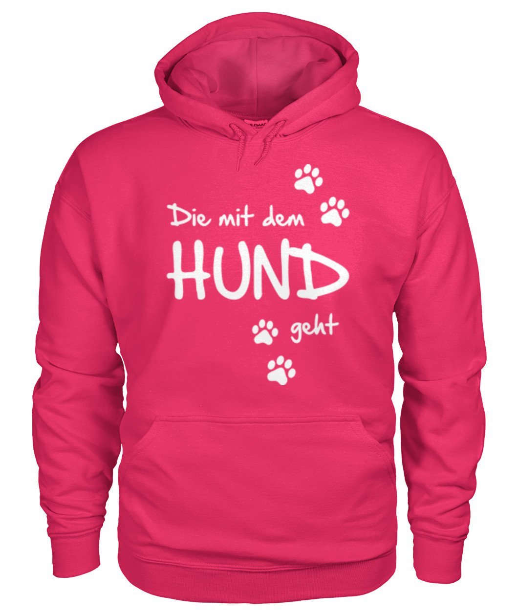 Die mit dem Hund geht Gildan Hoodie - TeePerfect