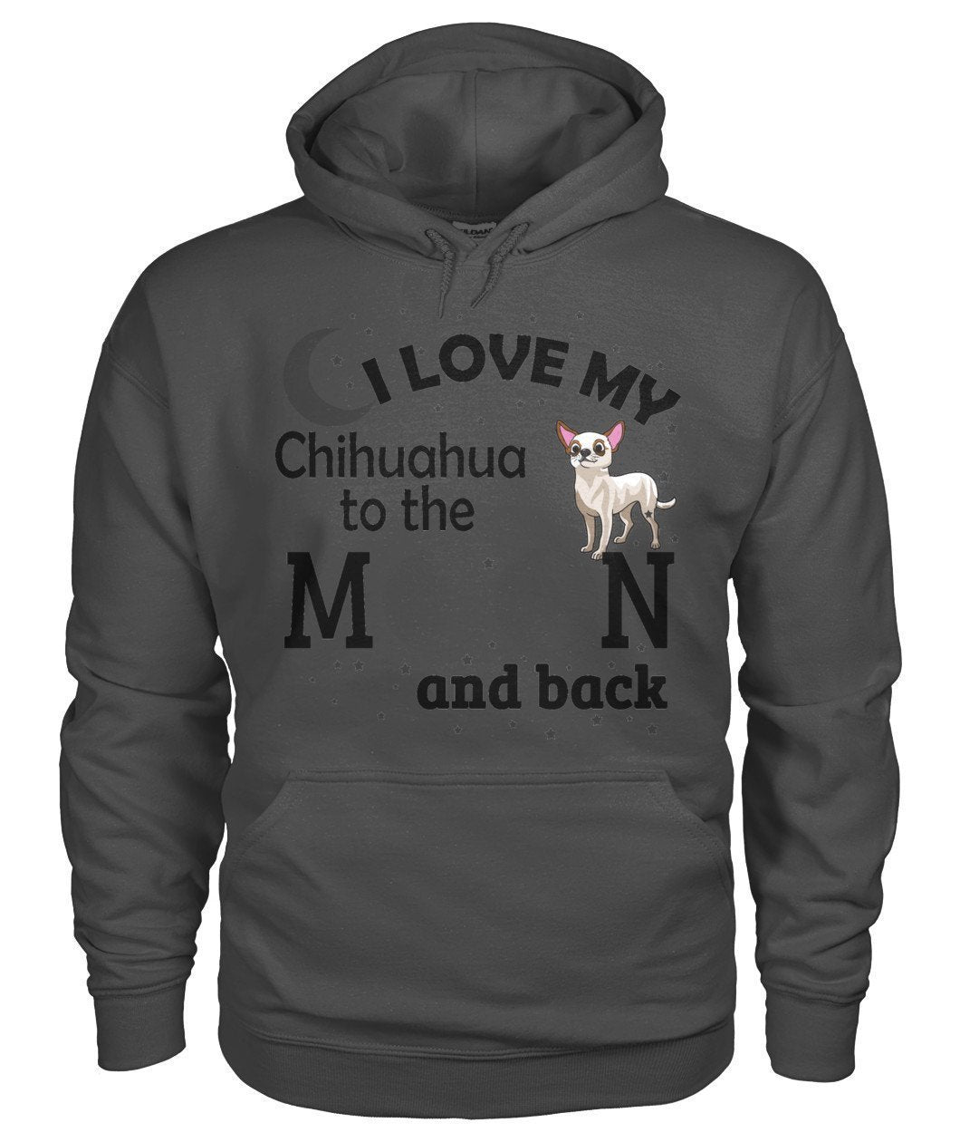 I Love My Chihuahua Gildan Hoodie - TeePerfect