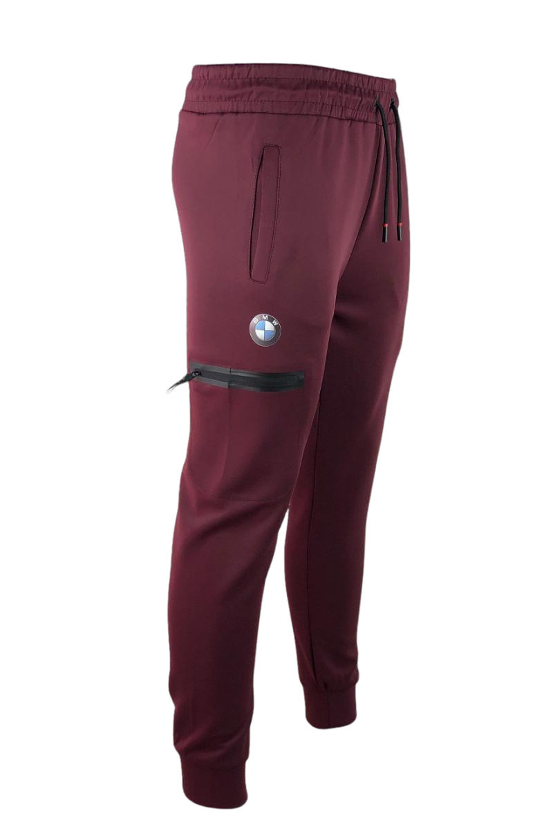 Men Tracksuit Training Bordeaux Bandes Black Motorsport BMW