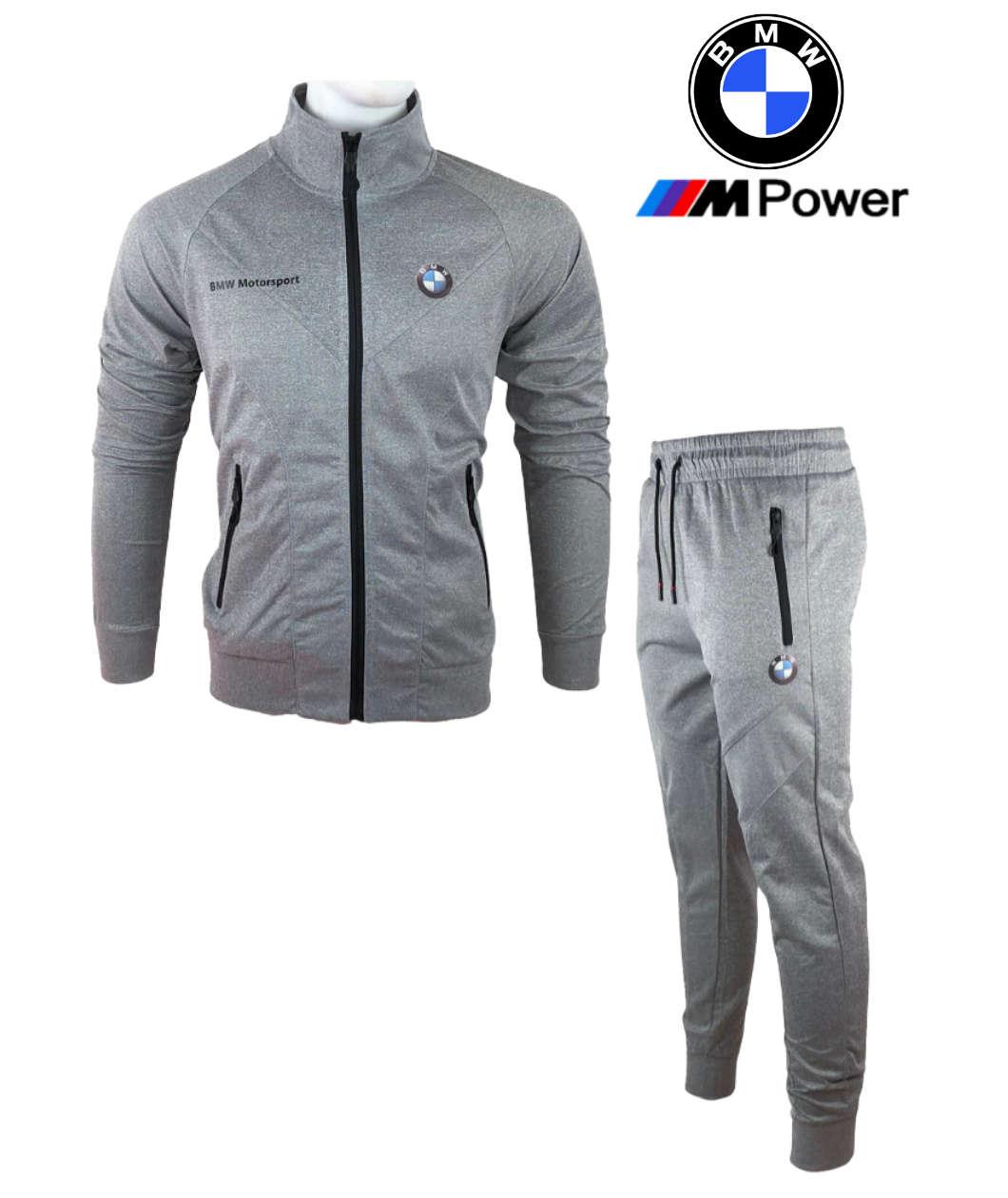 Men Tracksuit Training Grey Motorsport BMW