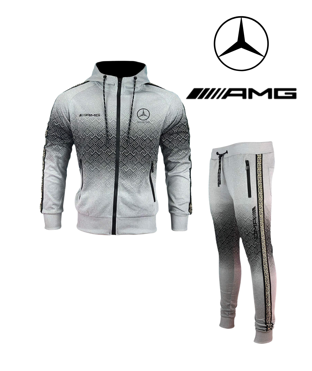 Mercedes AMG Tracksuit Men Grey