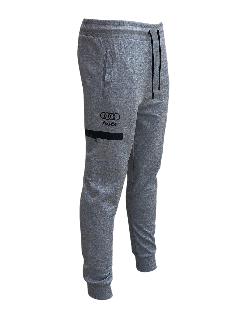 Audi Tracksuit Men Training Grey Bandes Black Audi RS