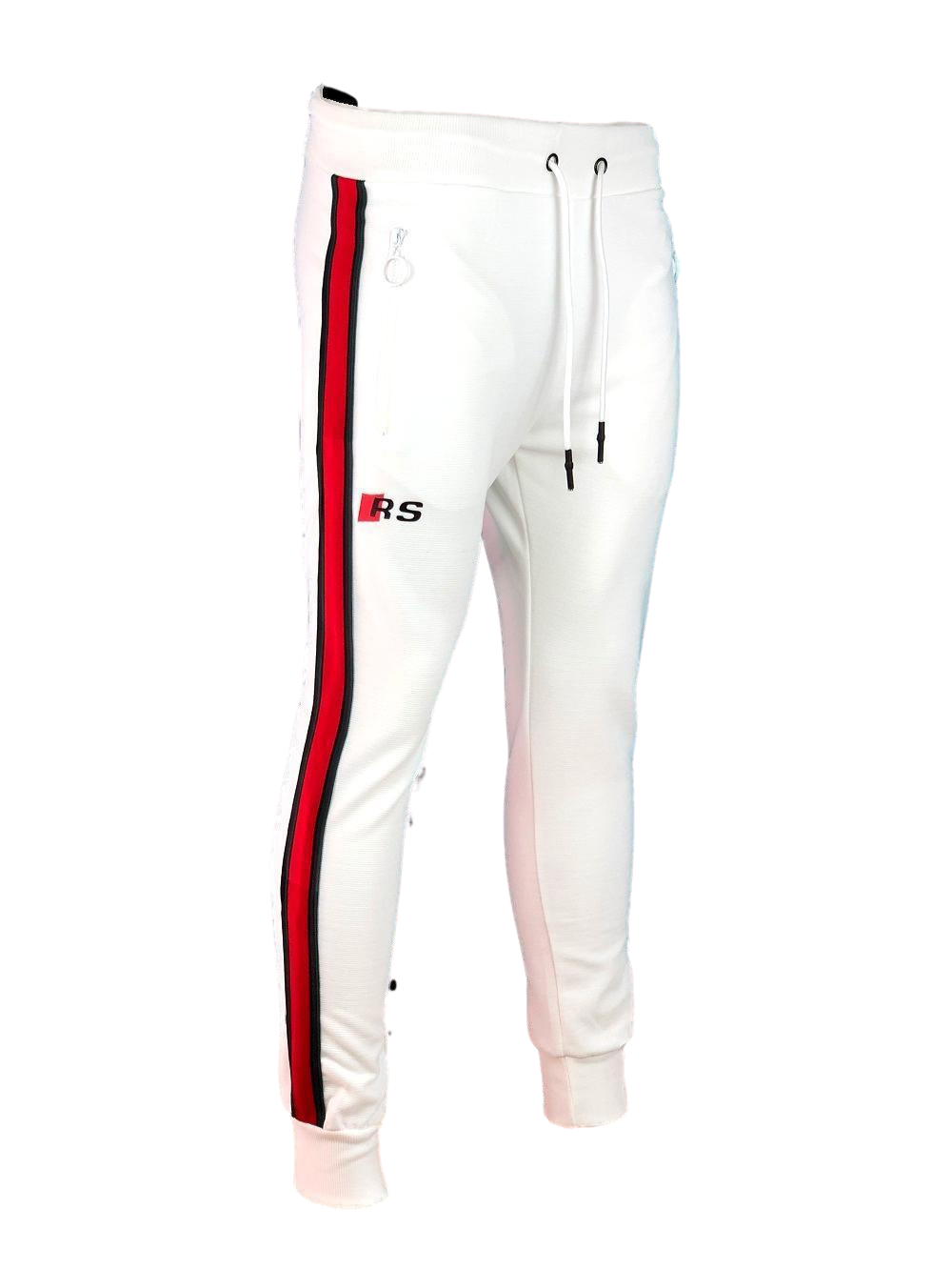 Audi Tracksuit Training White Bandes Red AUDI RS