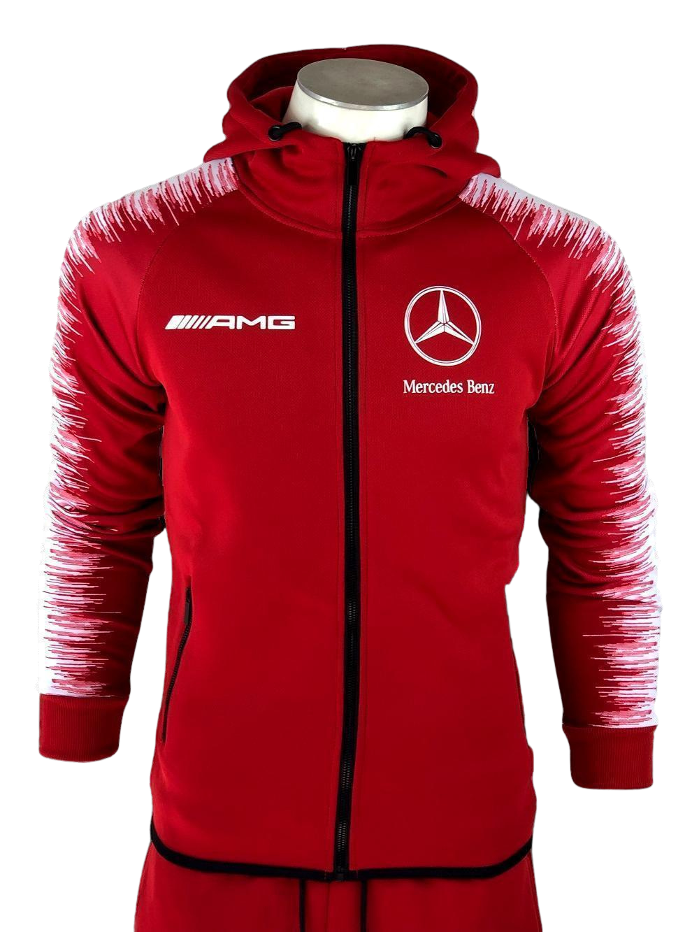 AMG Tracksuit Training Men Red Mercedes