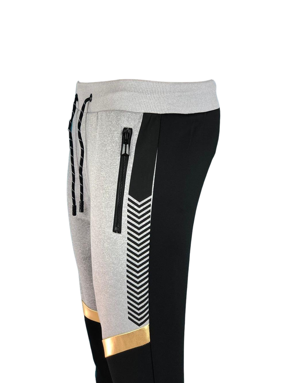 Men Tracksuit Grey Or Bande Black Mercedes AMG