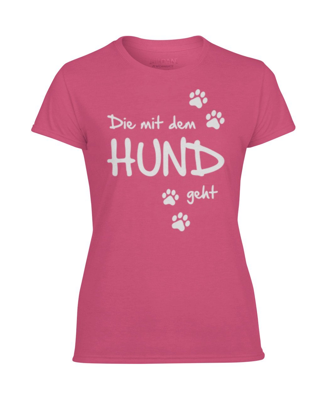 Die mit dem Hund geht Women's Performance Tee - TeePerfect