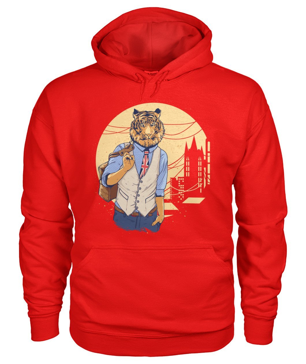 Tiger Gildan Hoodie - TeePerfect