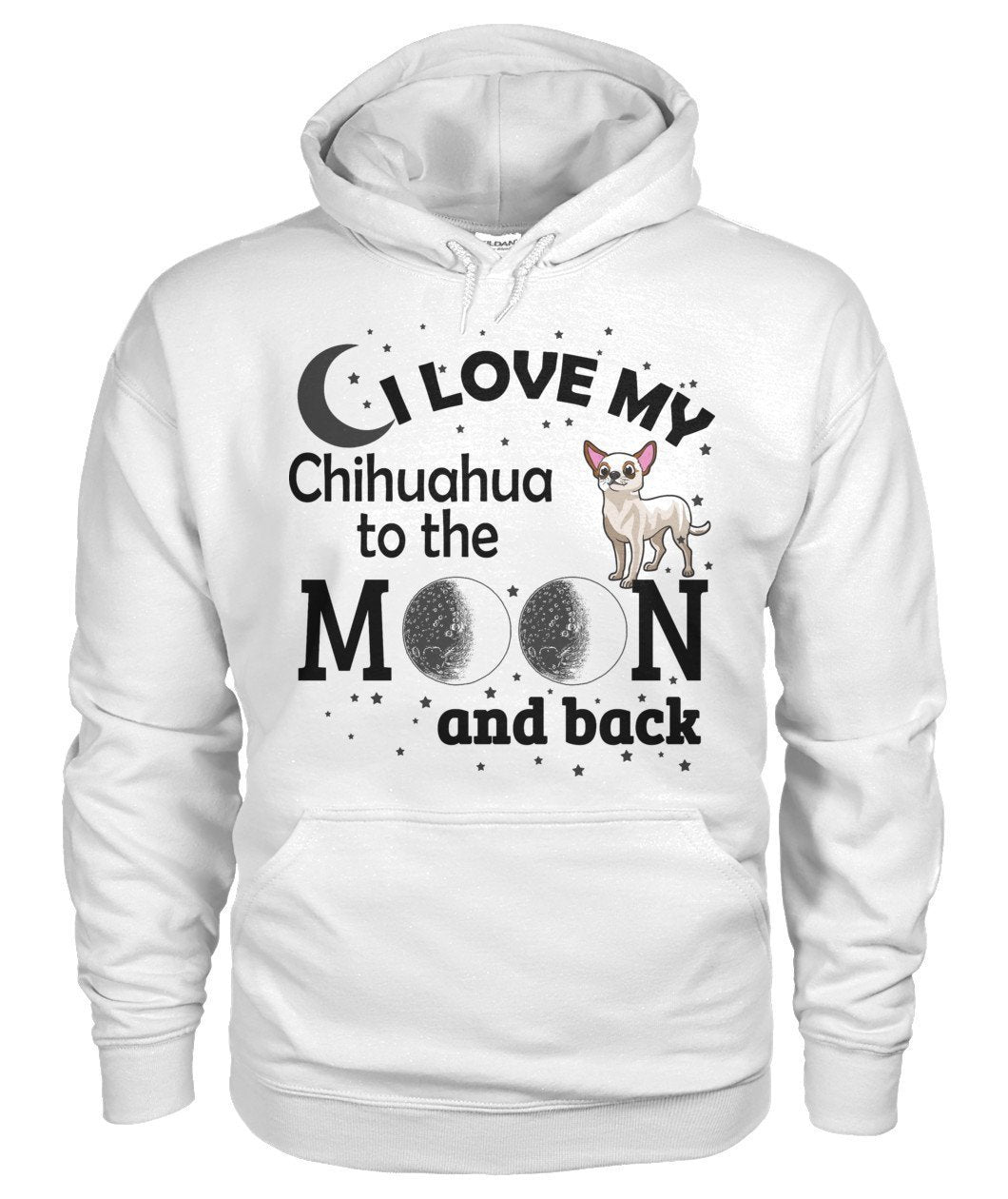 I Love My Chihuahua Gildan Hoodie - TeePerfect
