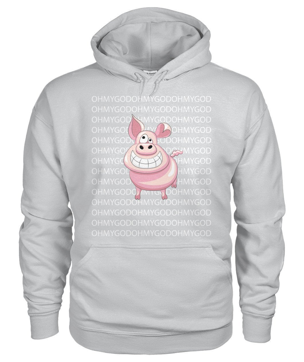 Oh My God Pig - Schwein Gildan Hoodie - TeePerfect