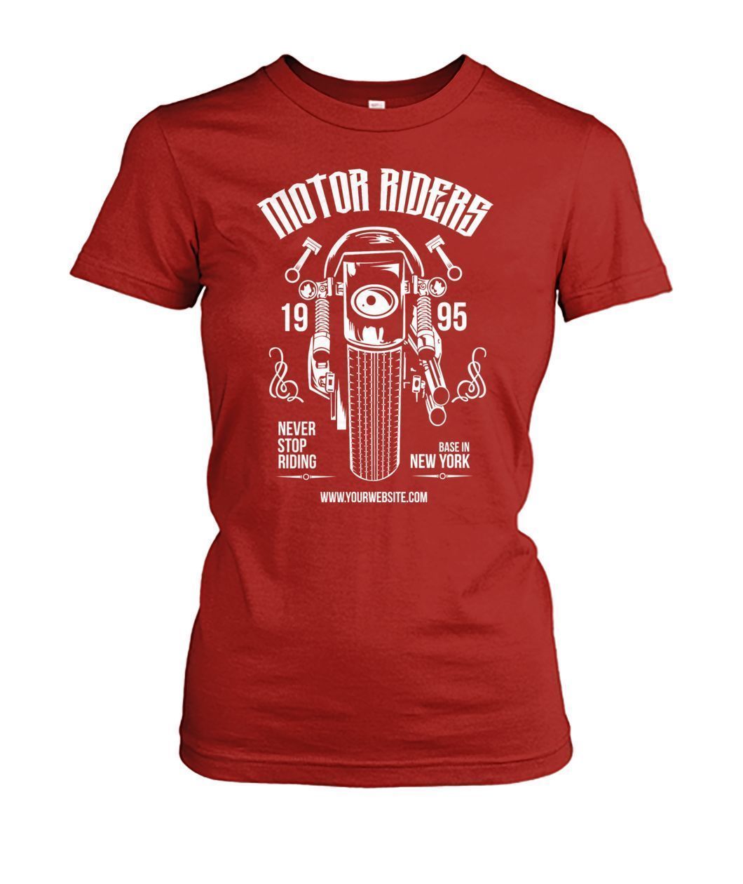 Motorcycle Riders Women's Crew Tee
