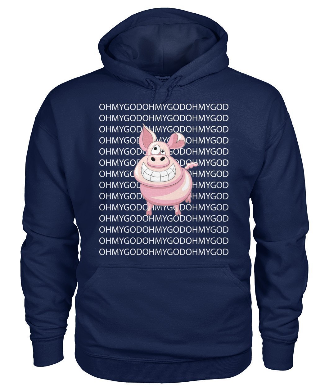 Oh My God Pig - Schwein Gildan Hoodie - TeePerfect