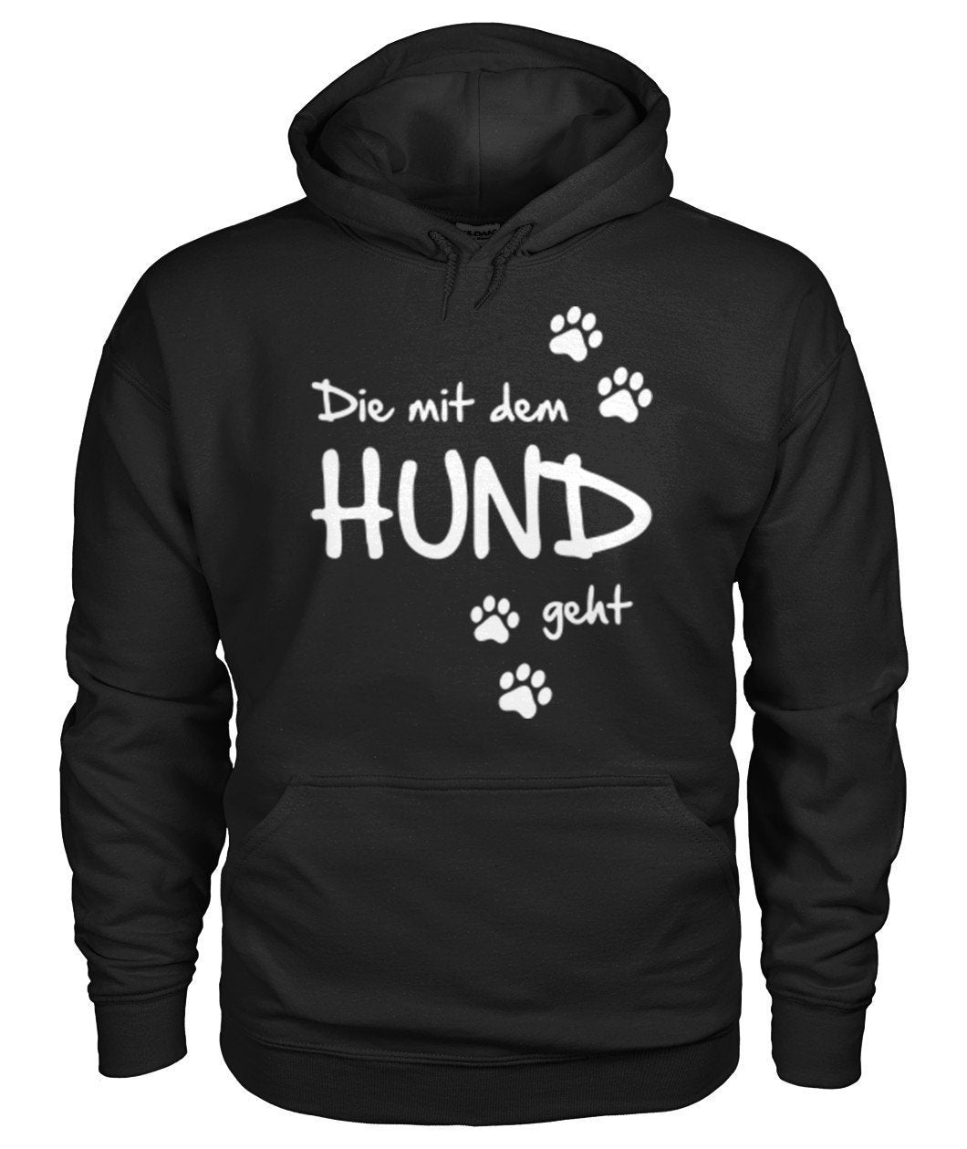 Die mit dem Hund geht Gildan Hoodie - TeePerfect